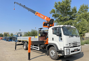 ISUZU FVR34UL-S (18т) С КМУ HANGIL 976 (8,0т) БОРТ 8,0×2,5×0,6м